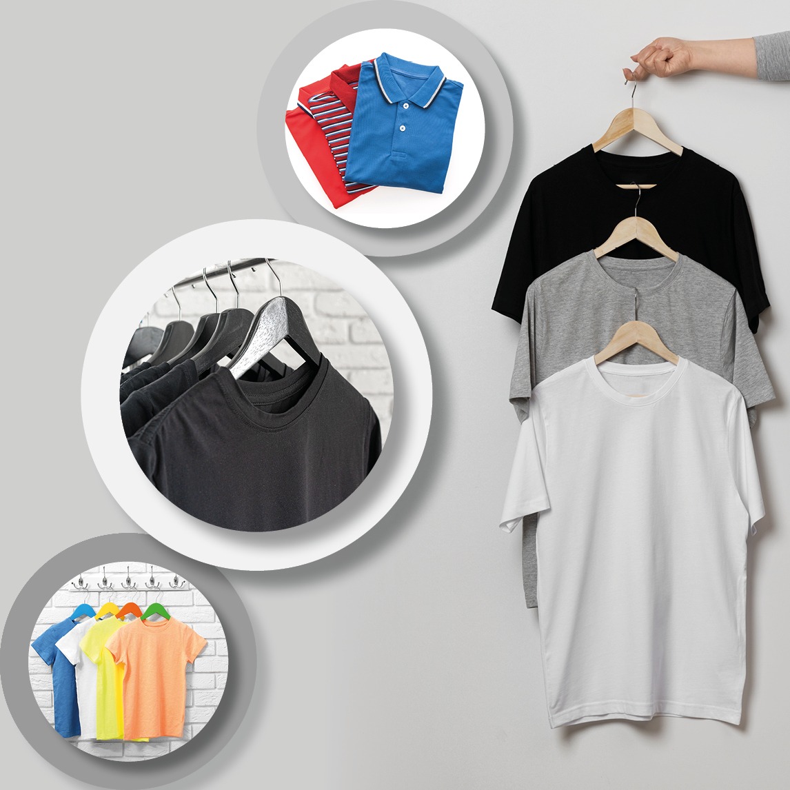 Plain Cotton T-Shirts (Ready Stock)
